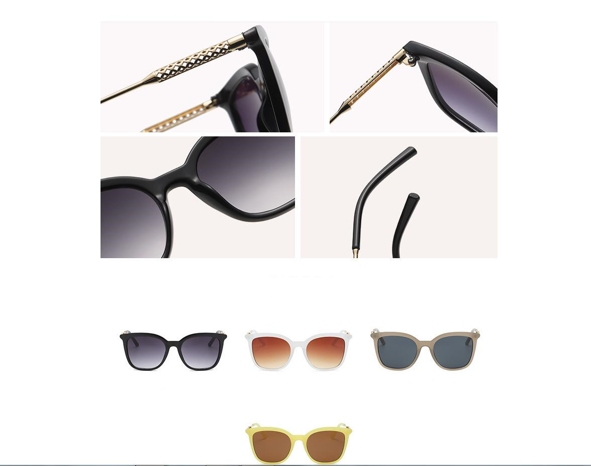 Designer Sunglasses For Women Cat Eye Sunglasses Fashion UV400 Protection Sunglasses Luxury Polarized Goggle Pilot PC Frame Eyewear P3018