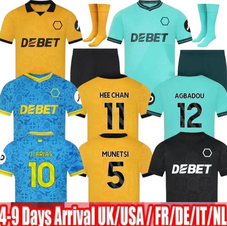 24/25 WoLvErHaMpToNes WoLvEs 70th soccer jerseys CUNHA STRAND LARSEN GUEDES MUNETSI SARABIA BELLEGARDE DOYLE ANDRE HEE CHAN DAWSON men kids Kits football shirt 111