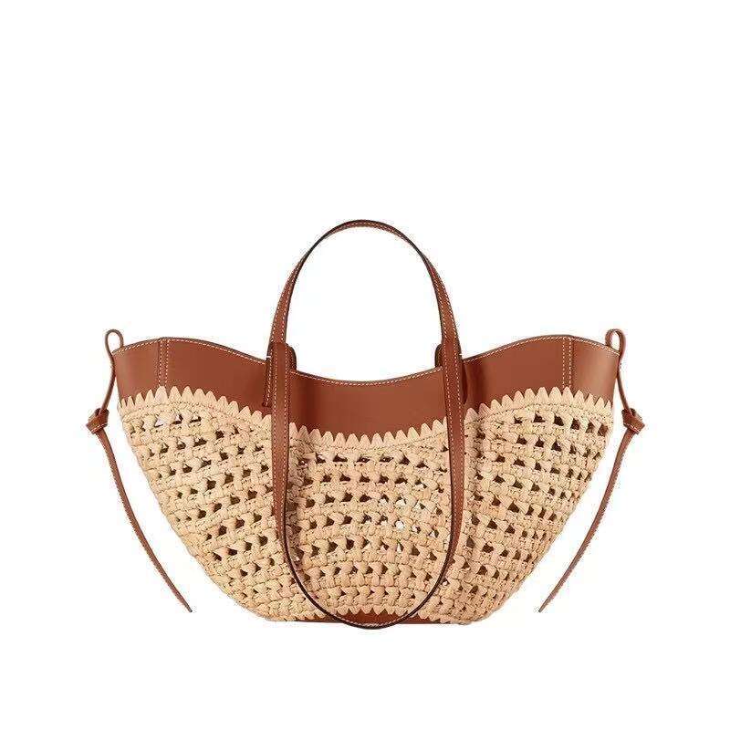 Designer Bag New Arrival Cyme bag Tote Bag Luxury Leather Crossbody Bag Large Capacity Bag Beach bag straw woven single-shoulder bag