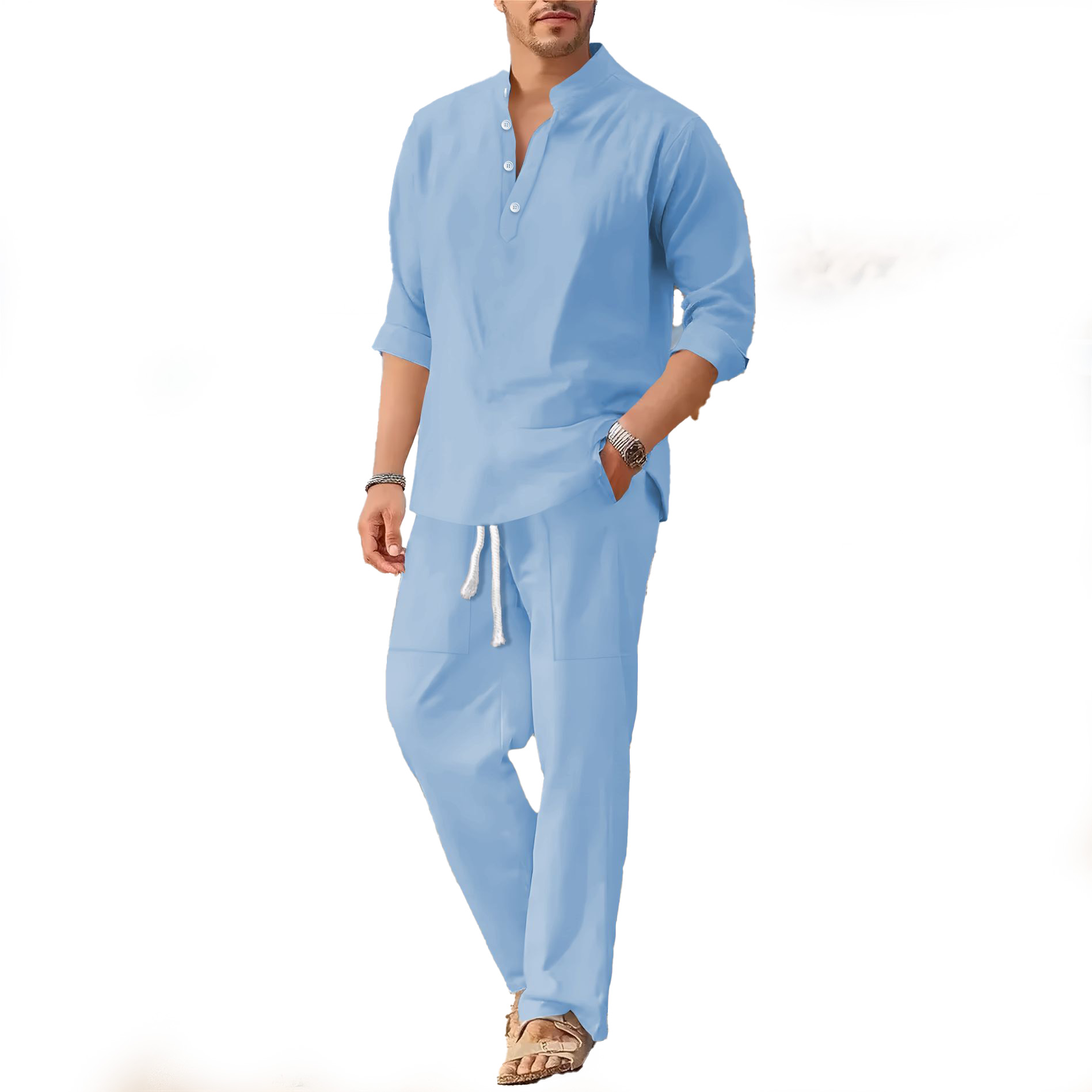 Sportswear Suit 2 Pieces Pants and Tshirts Mens Set Two Piece Pant Set Work Daily wear jogging Wear New Designer Mens Casual Outfit 2Piece Set Trendy 