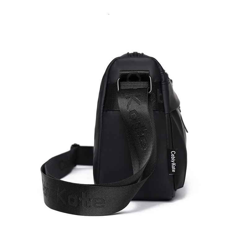 Free Shipping Designer Bag Men's Leather Luxury Bag Messenger Bag Double Zipper Large Capacity Commuter Men's Shoulder Crossbody Bag Cycling