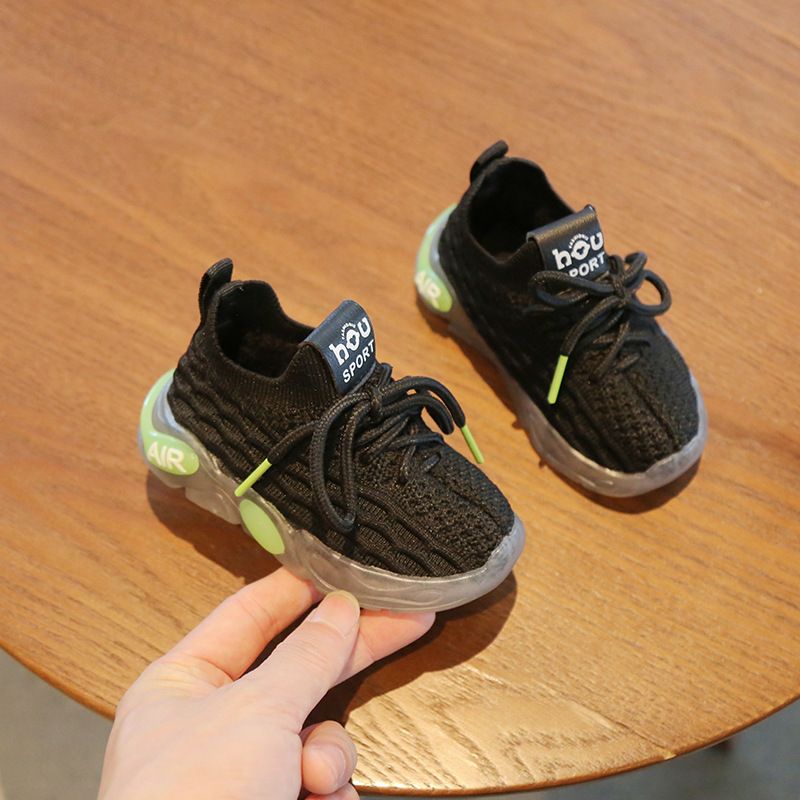 2025 Toddler Shoes Newborn Girls Sneaker Boys First Walkers Kids Toddlers Knitting Soft Soles Kidszworld Non-slip Sneakers Baby Child Shoes Size 15 - 