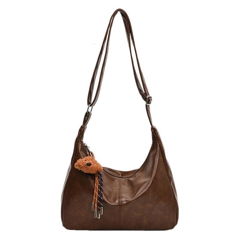 Cross-border Luxury Bag Retro Bag Women Large Capacity 2025 New Autumn Winter Casual Niche Crossbody Bag Work Commute Dumpling Bag