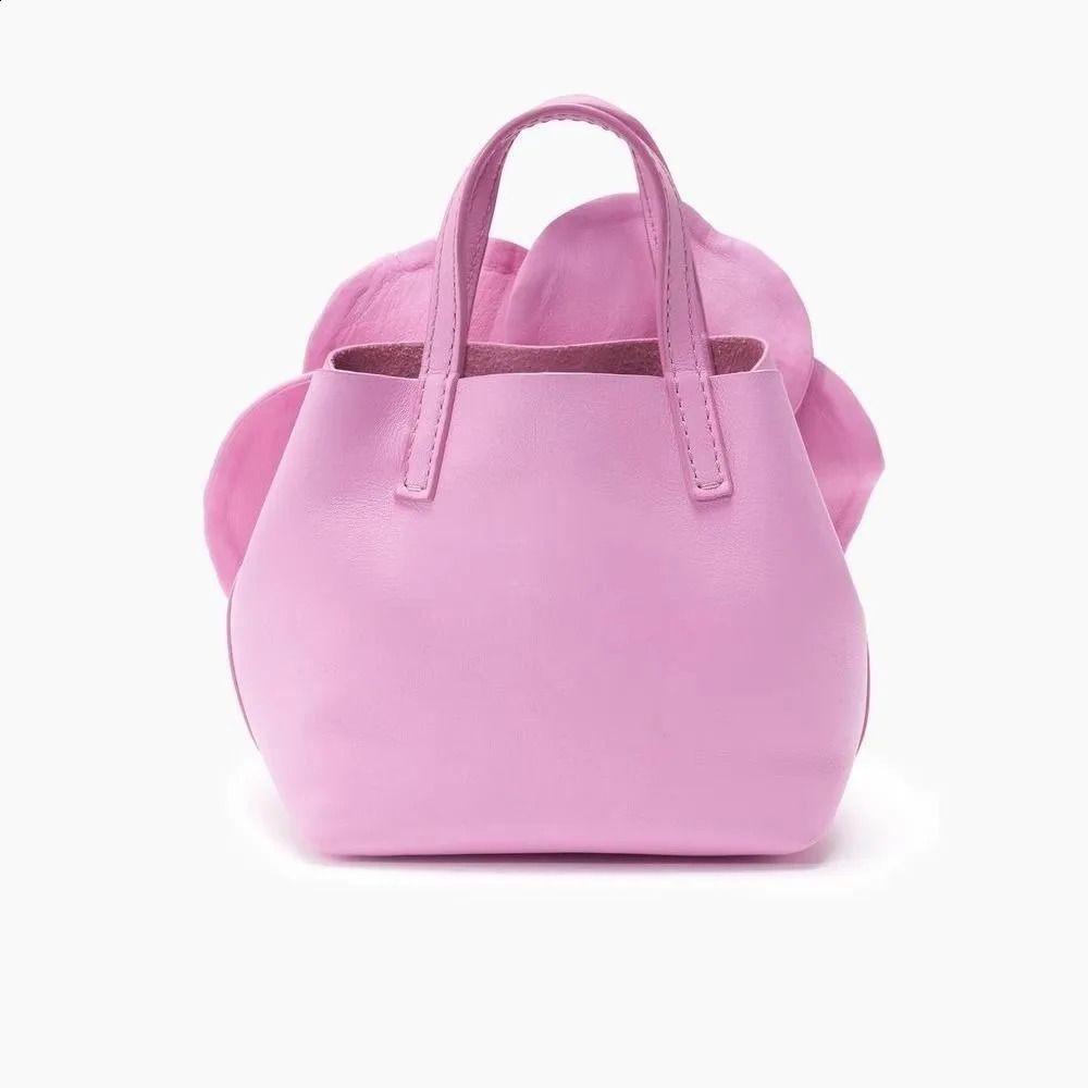 Innovative Chinese-Style Floral Bucket Bag Drawstring French Mini Tote Bag Flower Bucket Purse Women y er Handbags 250811