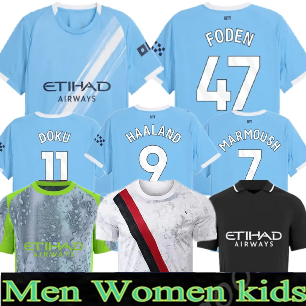 26-27 fans player Soccer Jerseys HAALAND 26 27 DE BRUYNE KOVACIC MANS FODEN Football Shirt Men Kids Kit Sets Uniforms