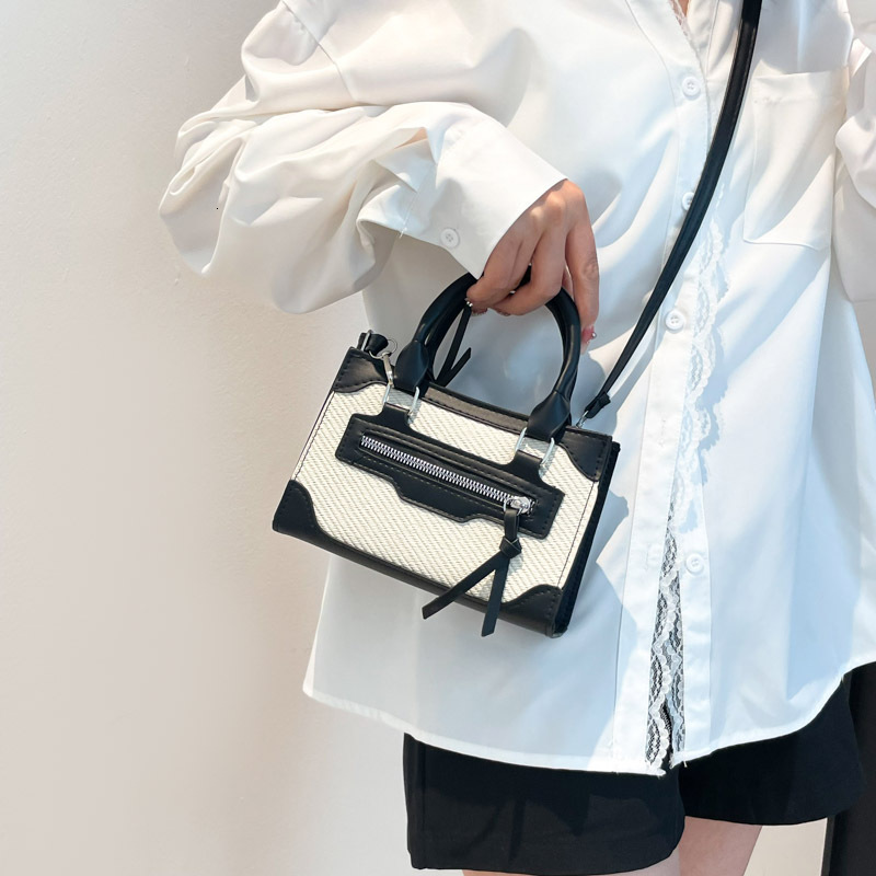 Nich Design Bag Luxury Bag For Designer Bag Women 2025 Summer New Style Textured Fashionable Crossbody Luxury Bag Bag French Woven Patchwork Handbag S