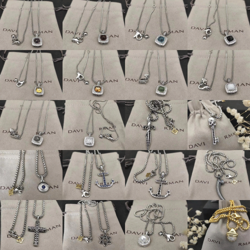 2025 New DY Classical Style Women's Pendant Necklace Exquisite Diamond Elegant and Exquisite Jewelry for Any Occasion