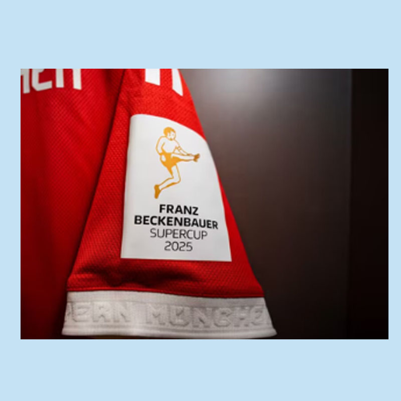 2025 Super Cup Patch Iron On Heat Transfer Soccer Patch Badge