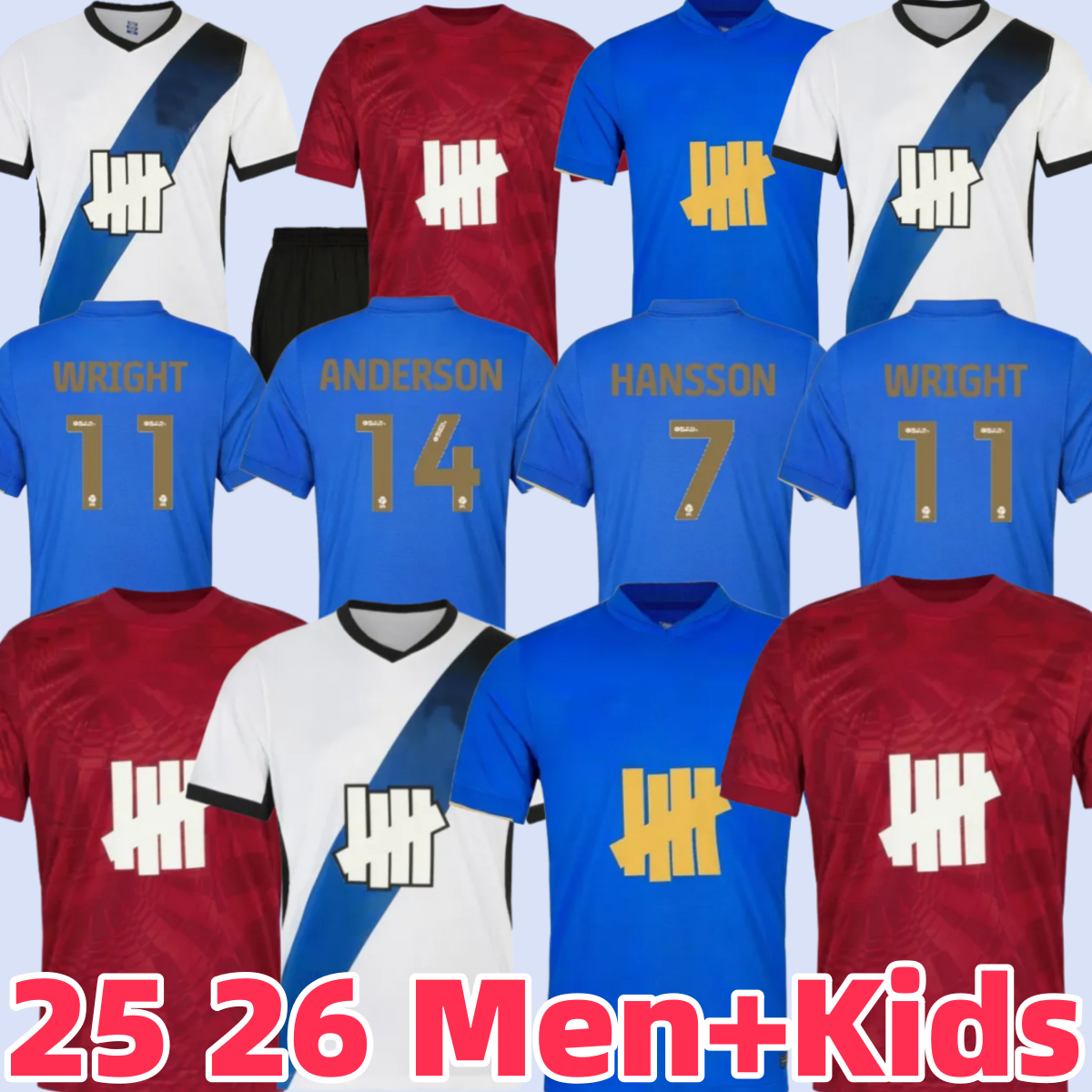 25 26 Birmingham City soccer jerseys 2025 Camisetas KLARER JUTKIEWICZ HANSSON WRIGHT DYKES WILLUMSSON Davies birmingham city football shirt men Man kids Set 666