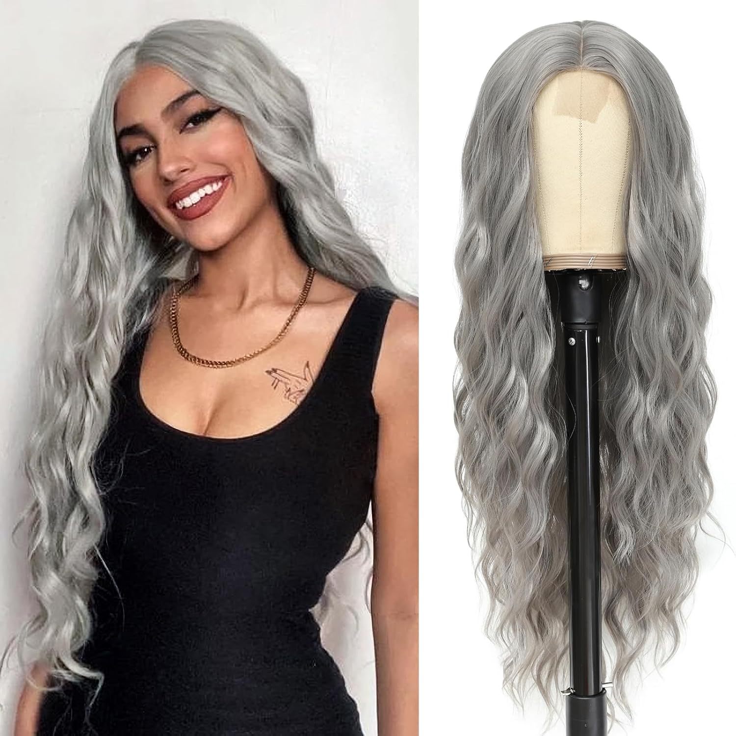 24 Inch 13x4 Body Wave Lace Front Human Hair Wigs 250% Brazilian Water Wave Lace Frontal Wig For Women Blonde/Red/Grey Synthetic Wig Cosplay j5