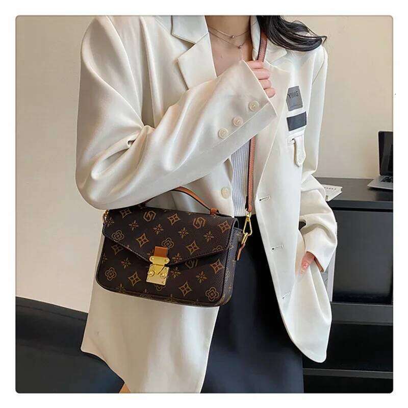 Designer Bag Women Crossbody Satchel Oxidizing METIS Elegant Handbag Messenger Bags Shoulder Bags Ladies Clutch Purse Shopping Tote Bag Female Wallet 