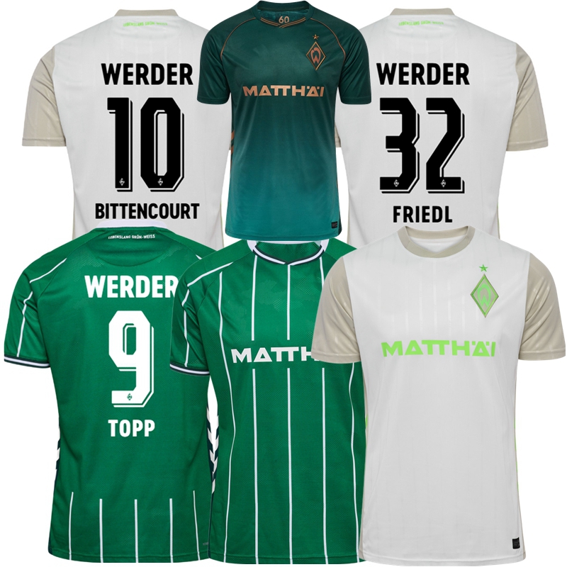 MBANGULA 2025 2026 Werder Bremen Soccer Jerseys BONIFACE GRULL TOPP NJINMAH BITTENCOURT STAGE SCHMID FRIEDL KOHN 25 26 football men kids shirt