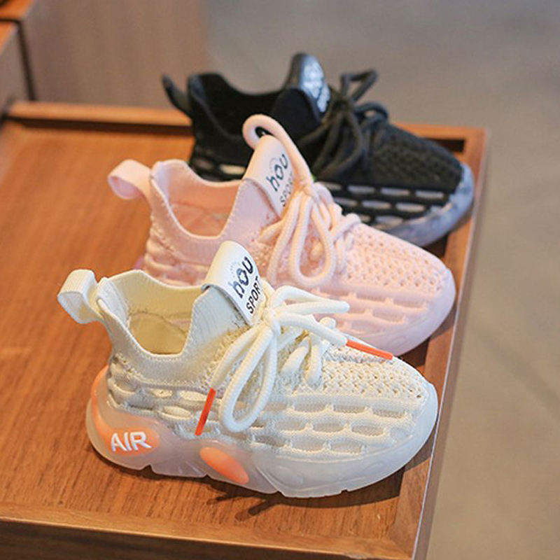 2025 Toddler Shoes Newborn Girls Sneaker Boys First Walkers Kids Toddlers Knitting Soft Soles Kidszworld Non-slip Sneakers Baby Child Shoes Size 15 - 