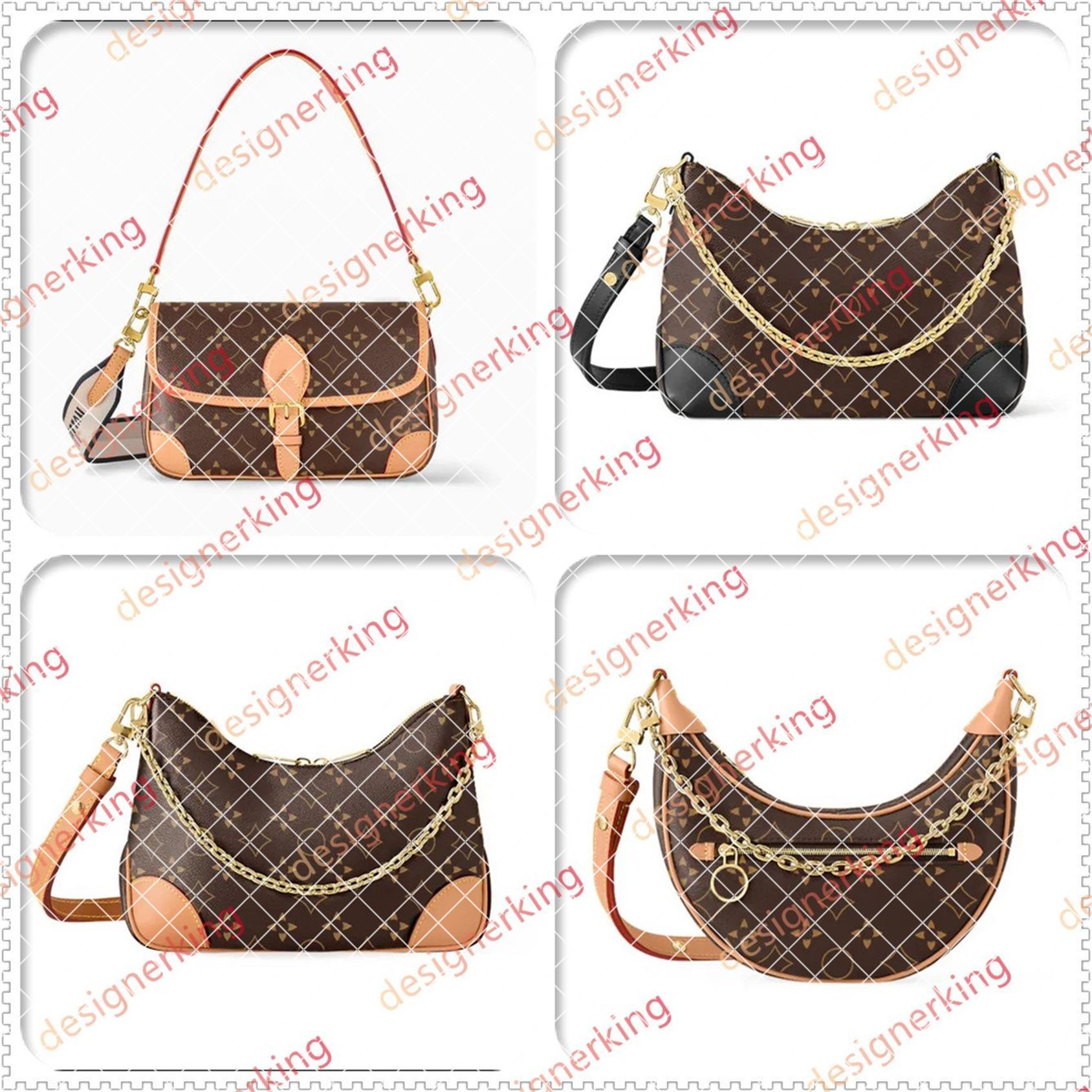 designer bag Luxury Bags Women Shoulder Bag Hobos Purse Diane Flower The Tote Bag Letter Genuine Leather Bags Crossbody Handbag Purses Female totes handbags 10A
