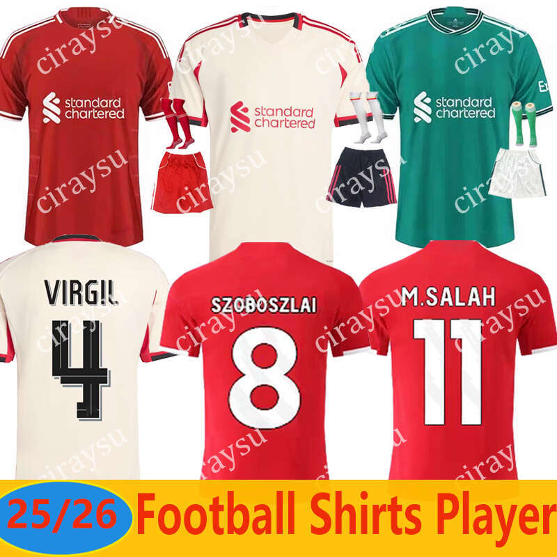 2025/2026 WIRTZ EKITIKE Soccer Jersey 2026 Mens ALLISTER SZOBOSZLAI GAKPO ROBERTSON FRIMPONG GRAVENBERCH BRADLEY ENDO KONATE JONES Football Women Men and Kids kit
