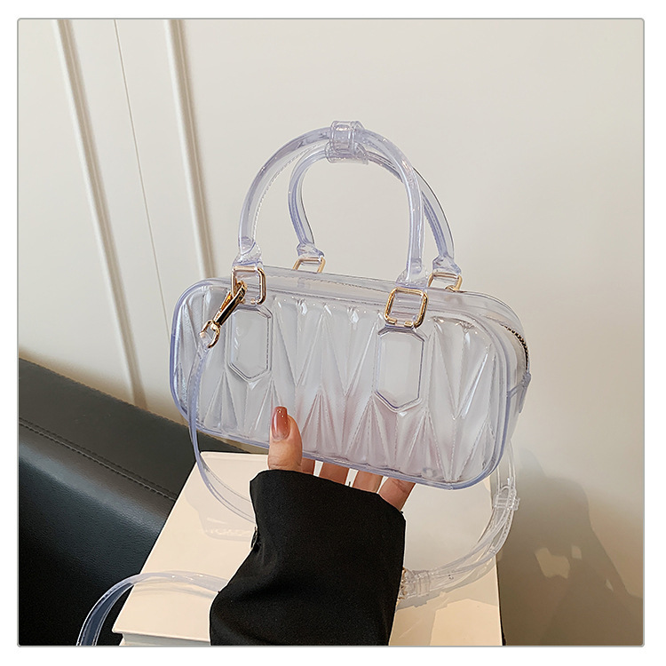 Luxury Brand Designer Bag Korean Style Trendy Handbag For Women 2025 Summer New Fashion Simple Crossbody Bag Textured Wrinkled Bowling Bag