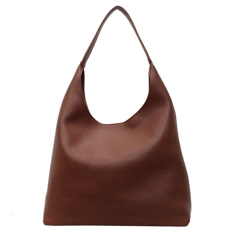 Korean Daily Commuting Underarm for Women 2025 Summer Soft Leather Casual Versatile Shoulder Tote Bag