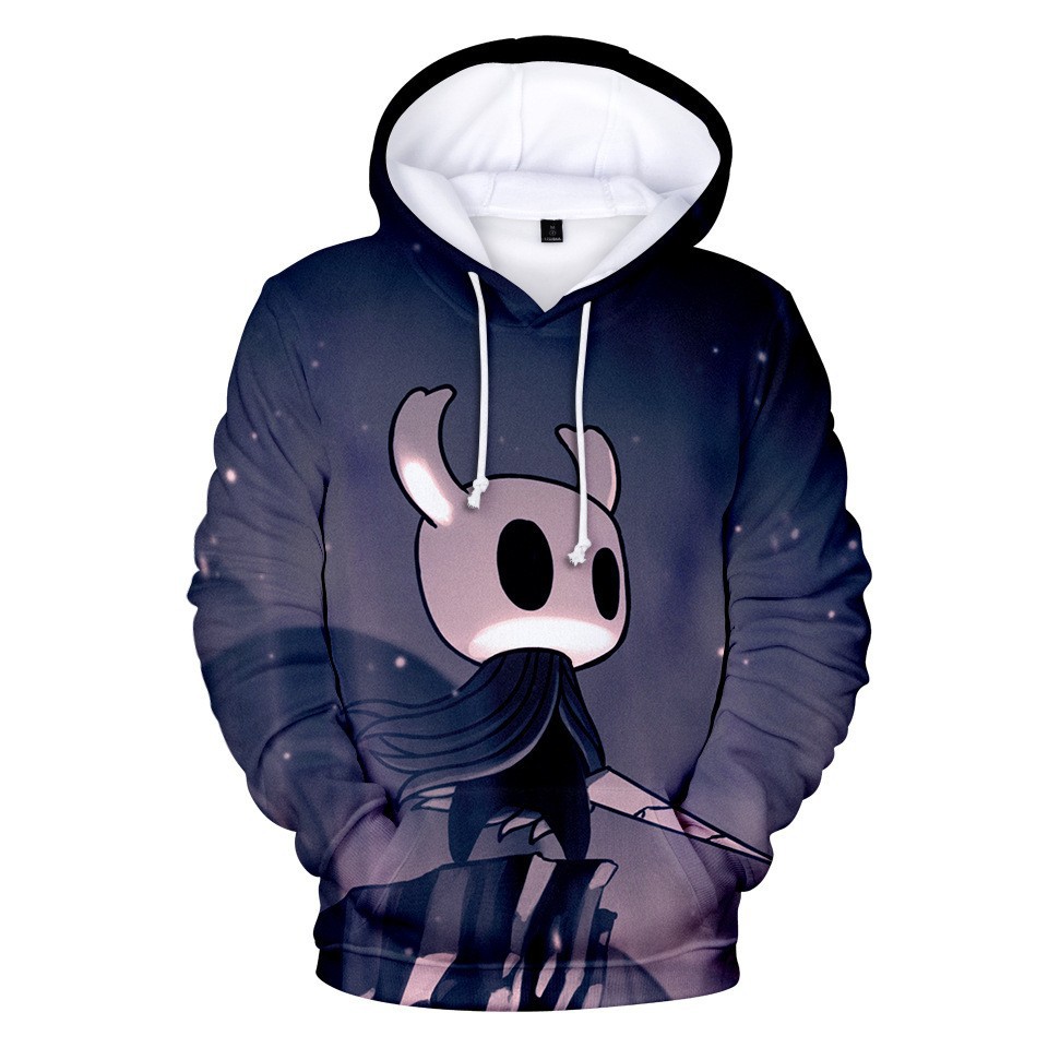 New autumn men's casual sweater 3D digital printing casual loose hooded sweater