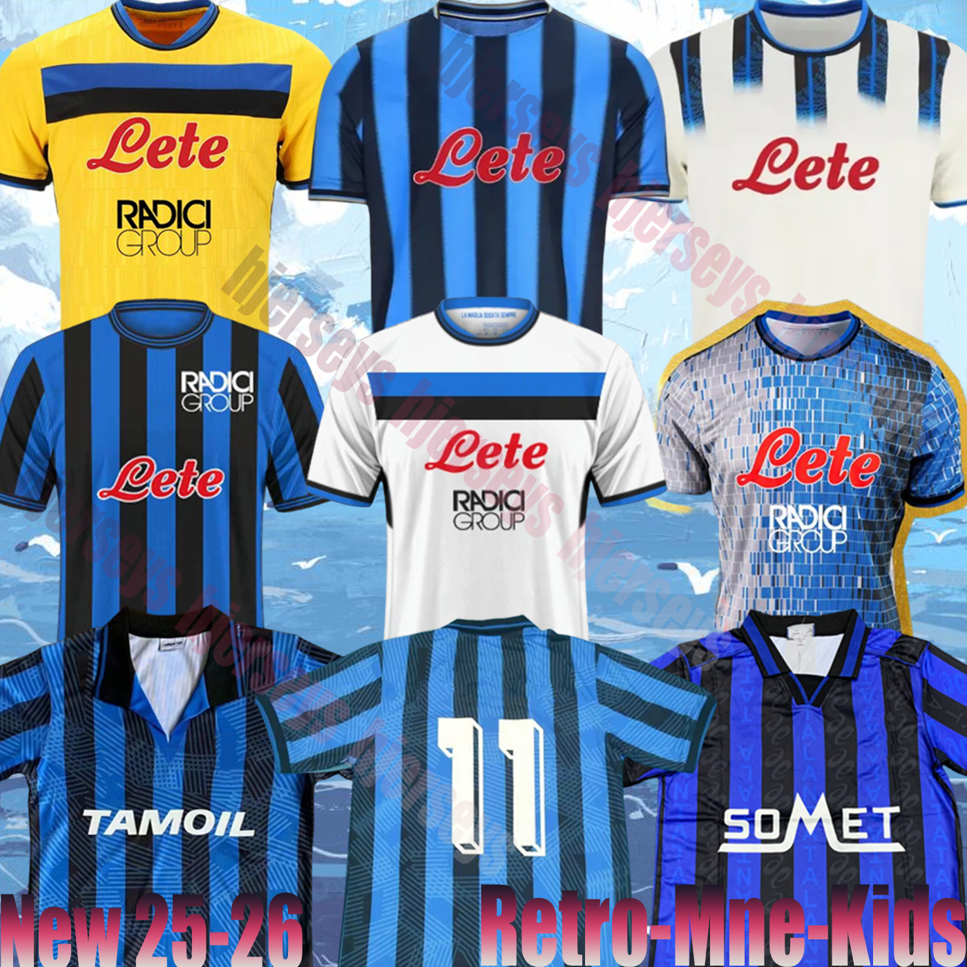 25-26 Atalanta B.C. RETEGUI Retro 1991 96 97 Soccer Jerseys LOOKMAN DE KETELAERE ZAPPACOSTA 2025 2026 SCAMACCA PASALIC SAMARDZIC DE ROON HIEN Men kids kit Football Shirt