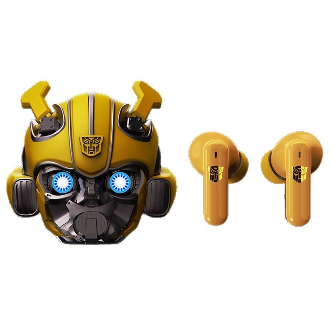 killerbody titanium fight transformer bumblebee wireless bluetooth noise canceling headset alloy trendy play motivator