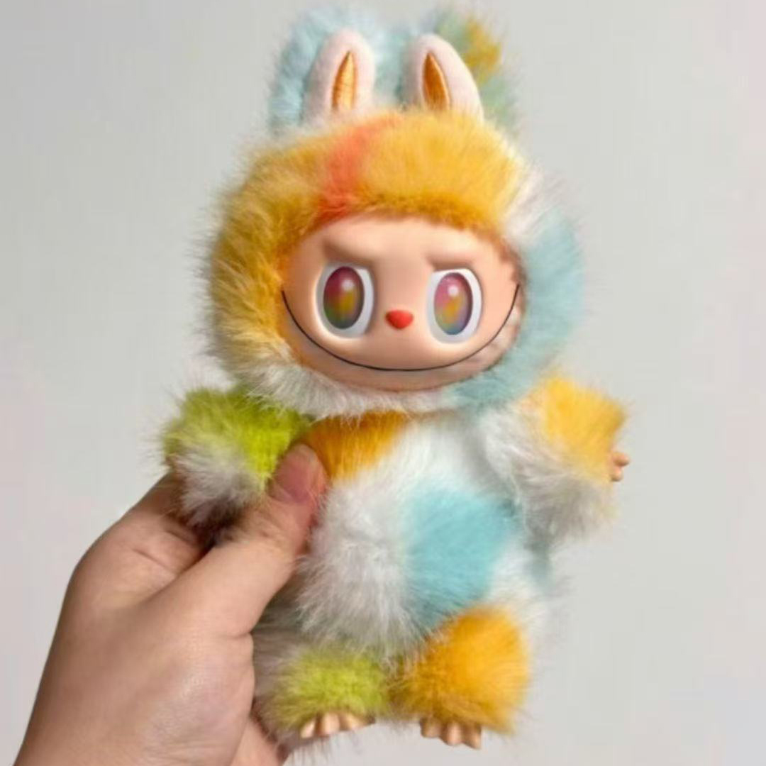 34Style Labubu Plush Doll Macaroon Action Animation Character Doll Hobby Pendant Decoration Cute Mysterious Box PVC Childrens Day Surprise Gift