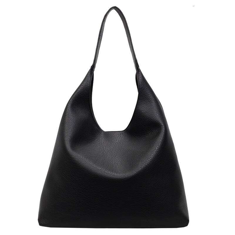 Korean Daily Commuting Underarm for Women 2025 Summer Soft Leather Casual Versatile Shoulder Tote Bag
