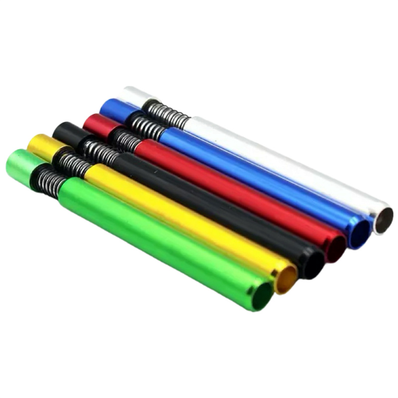 55mm 82mm Personalized Creative aluminum alloy baseball bat pipe mini metal small pipe Tobacco cigarettes smoking pipes