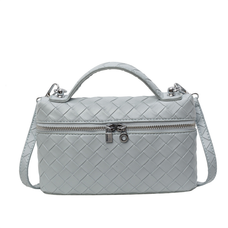 Luxury Brand Designer Bag Vintage Woven Handheld Small Square Bag For Women 2024 New Korean Style Casual Fashion Trendy Single Shoulder Crossbody Bag