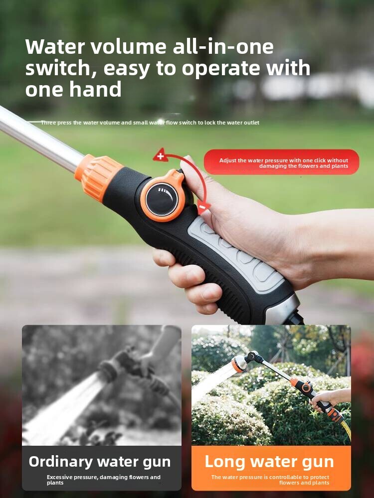 Water Gun Vegetable Tool Sprinkler for Watering Vegetables and Plants Garden Hose Gardening