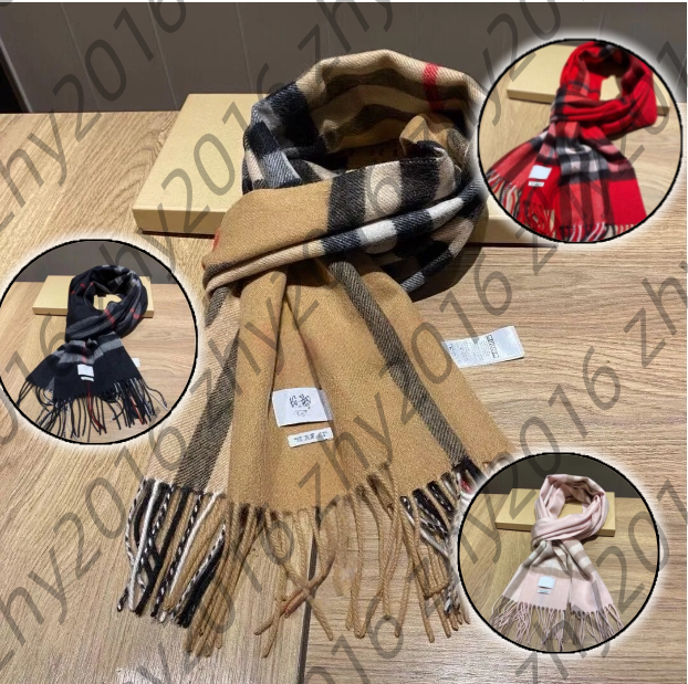 Stylish Cashmere Designer Scarf High Quality Classic Plaid Women Man Designer Scarf 100% Cashmere Thick Warm scarf luxury designer Fashion scarf Plaid scarves AA4