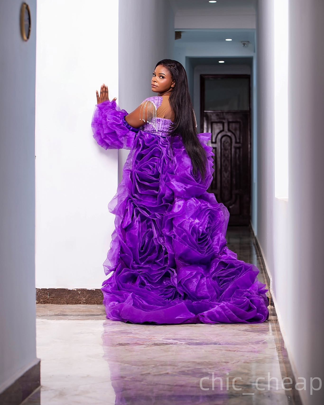 Mermaid Lavender Prom Dresses 2025 Crystals Sequined With A Wrap Evening Formal Party Second Birthday Engagement Gowns Plus Size Dress For Special Occ