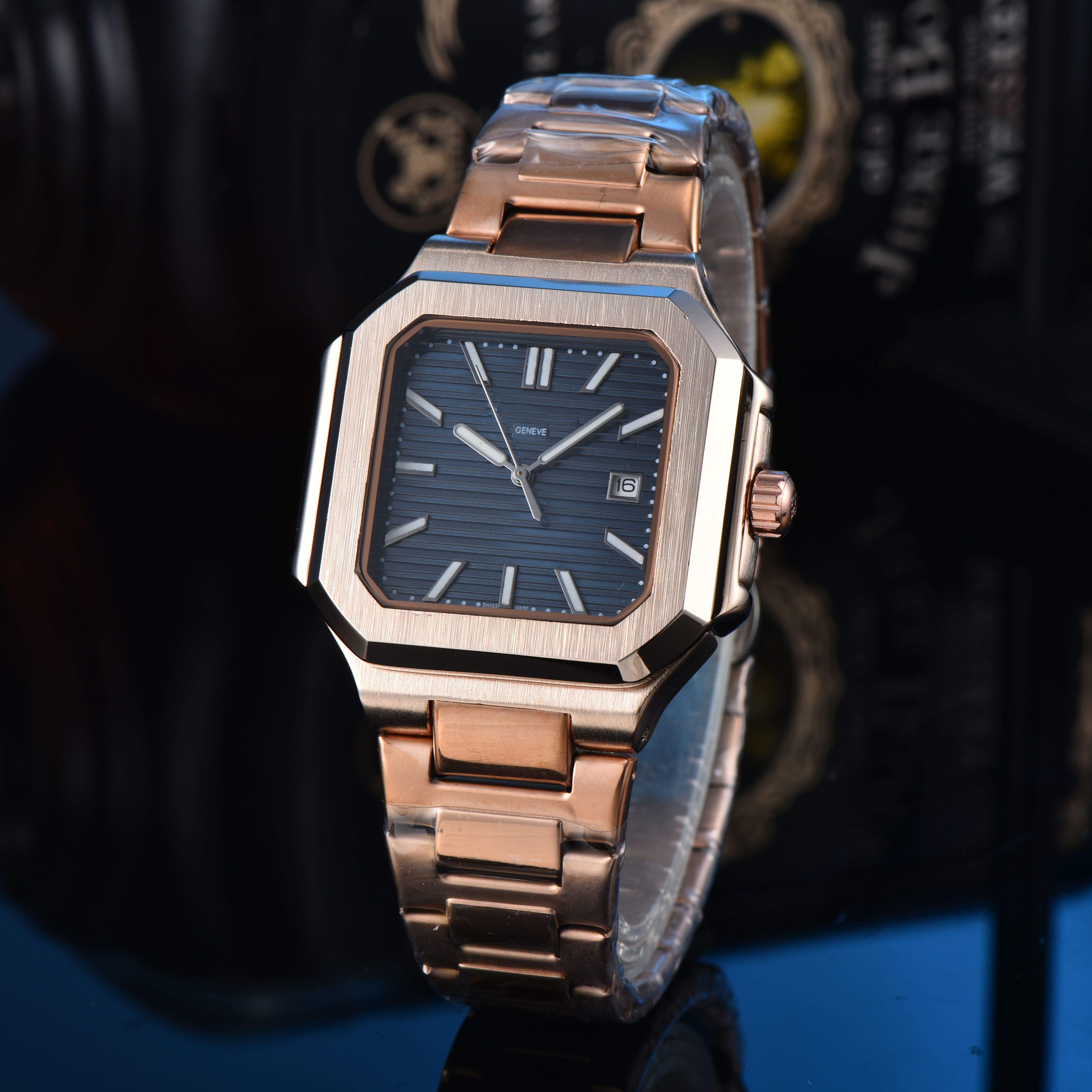 Top-level Luxury Men lady WristWatches 5821 business Watch quartz watches classics CUBITUSity wrist watch Bracelet montre de luxe Auto Date Clock Zegarek Relogio