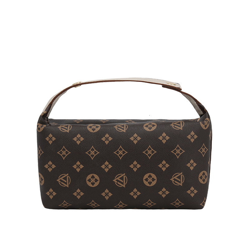 Free Shipping Designer Luxury Makeup Bag Women's Mini Handbag Storage Bag Wash Bag Portable Travel Bag New Casual Mobile Phone Bag