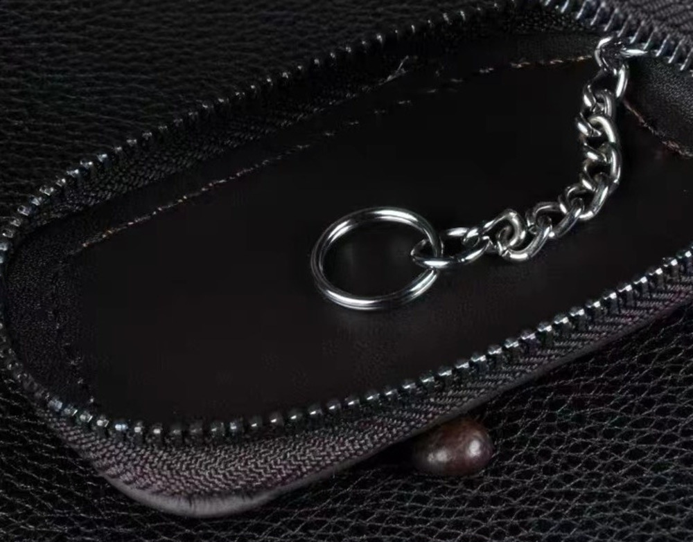 Woven Pattern Genuine Leather Universal Car Key Case Universal Type for Men and Women Car Remote Control Protective Cover Korean Style Personality 250
