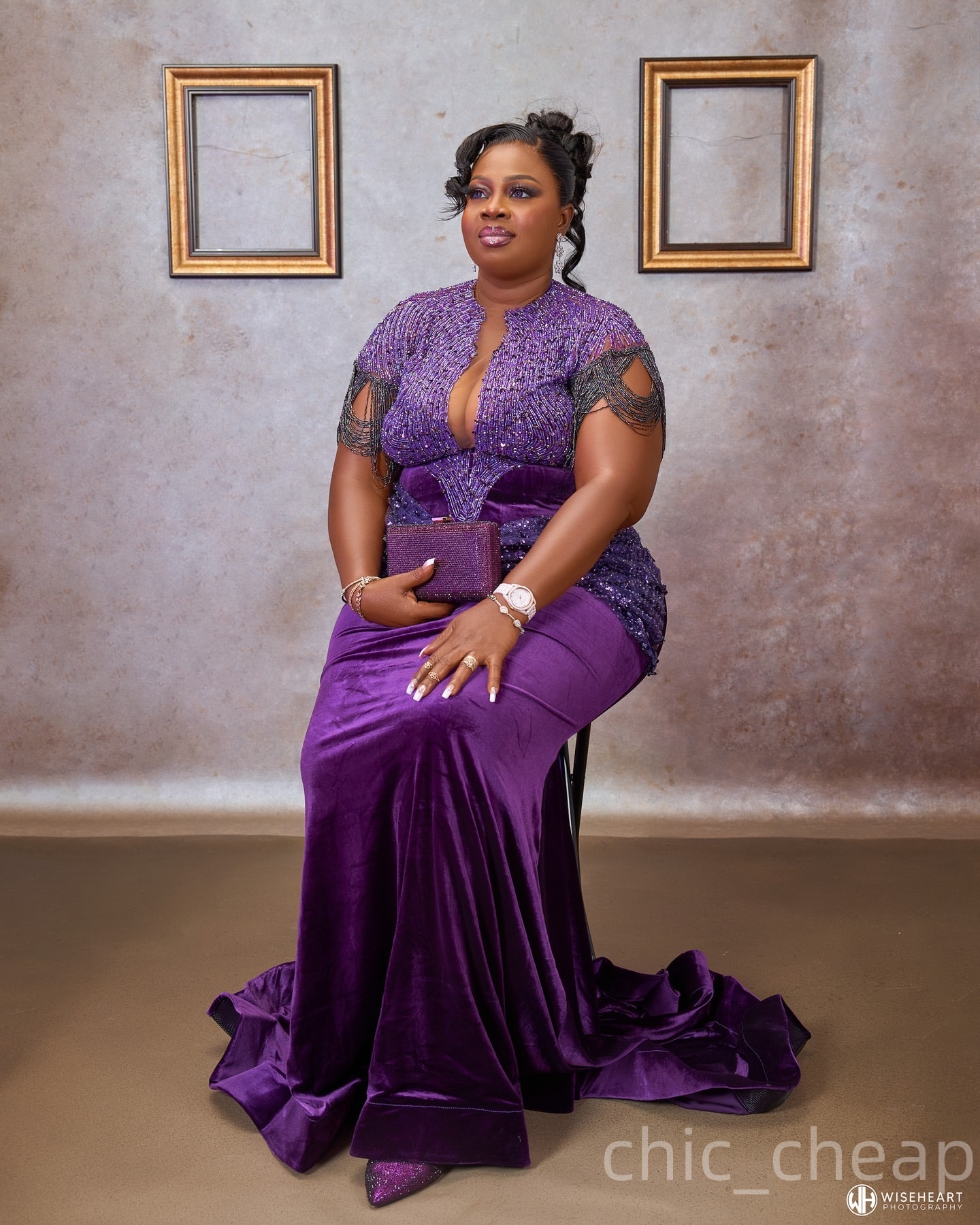 2025 Plus Size Purple Mermaid Mother Of Bride Dresses Beadings Velvet Sheer Neck Evening Party Mama's Dress Vintage 50's Birthday Wedding Gu