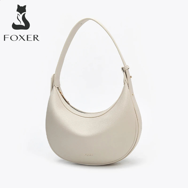 FOXER Fashion Women Shoulder Bag Lady Small y n Halfmoon PU Handbag Summer Sling Crossbody Girl Gift 250815