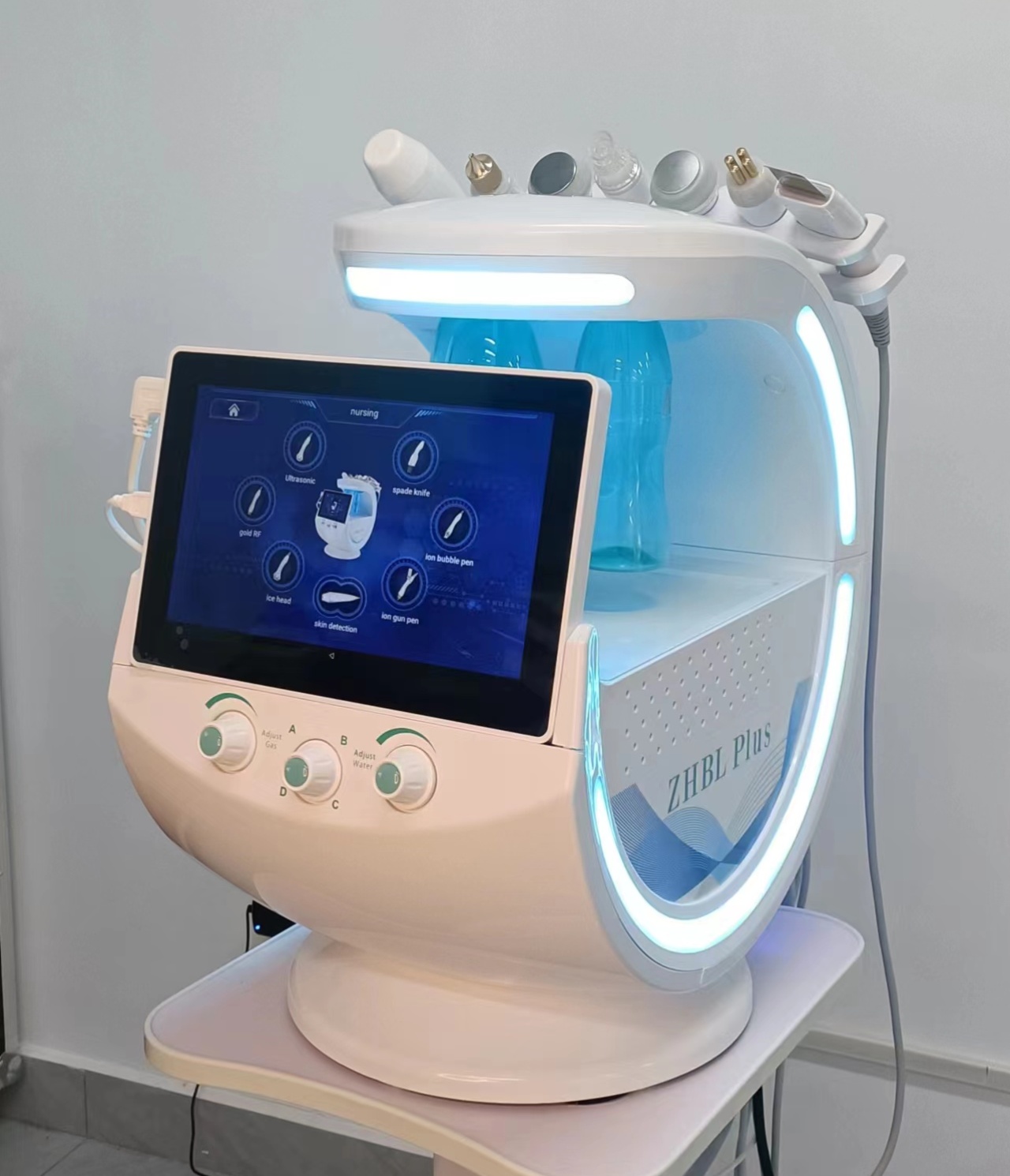 Smart Ice Blue Facial Treatment Machine Hydrofacial 7 in 1 Professional Portable Dermabrasion