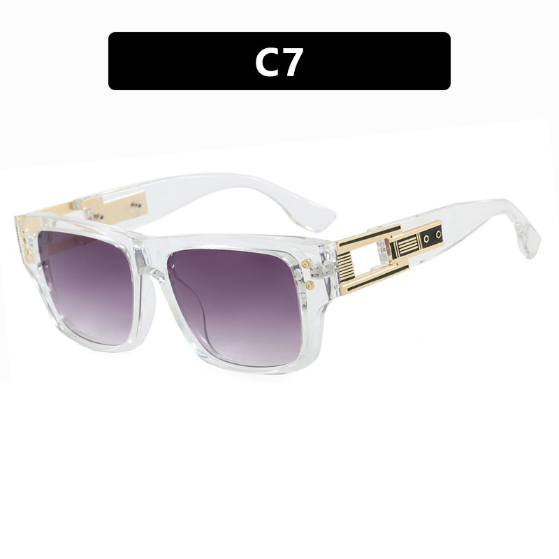 2025 Luxury Street Square Sunglasses Over sized Flat Top Driving Shades Retro Euro UV400 Eye wear for Women Men