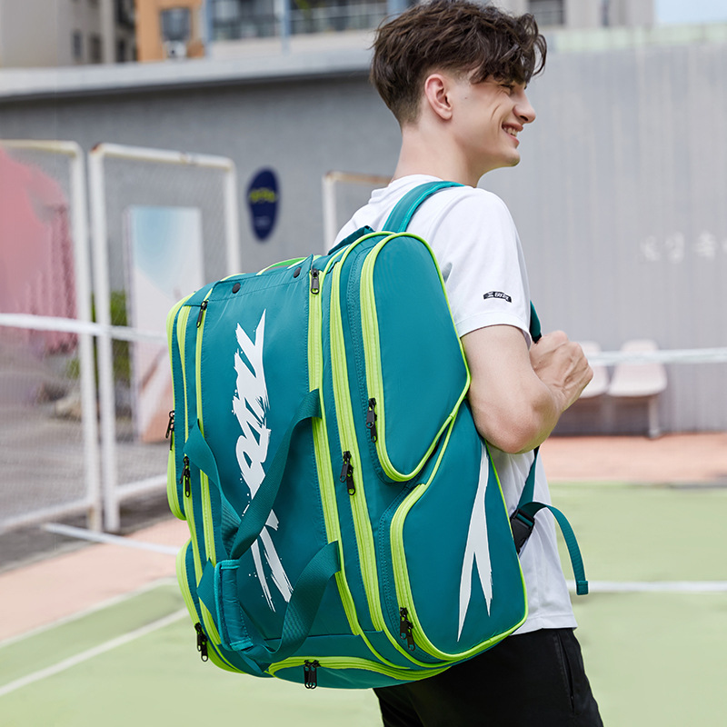 Pickleball Bag - Backpack Duffle Bag for Pickleball Paddles Accessories - Holds 4 Paddles - Includes Fence Hook - Choose from Multiple Colors.