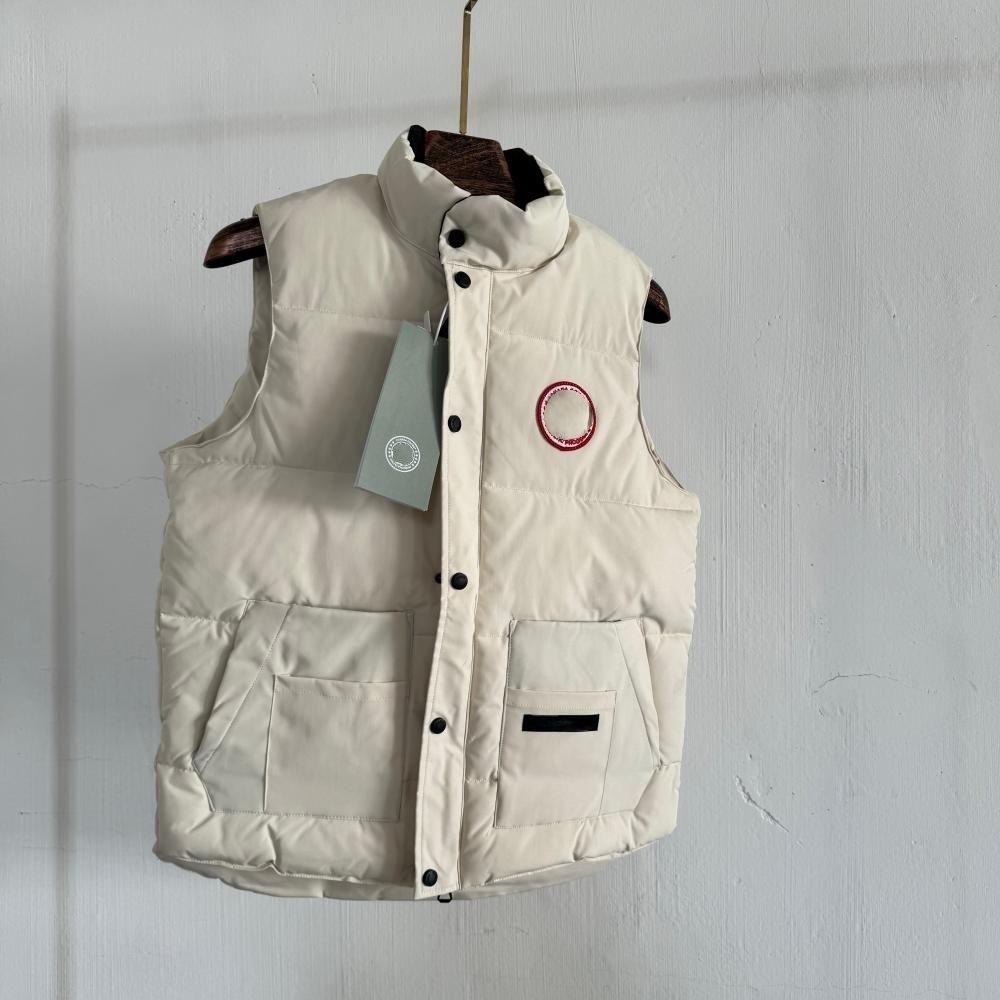 mens vest designer gilet luxury down puffer jacket canada woman feather filled material coat snow graphite couple coat Label 3xl 4xl 5xl black navy Warm Vests