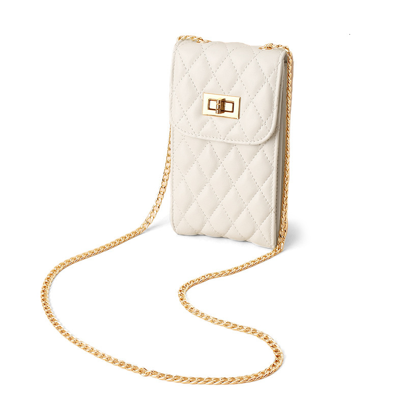 Free shipping designer Korean Version Top Layer Sheepskin Versatile Crossbody Bag for Women Summer Large Capacity Phone Bag Ladies Fashion Vertical Sh