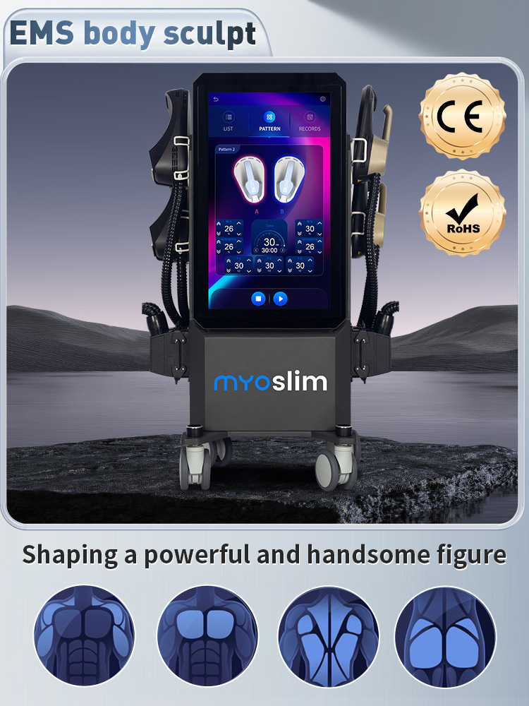Hot EMS NEO 6500W RF Machine Hi-EMT Body Sculpting Fat Burning Myoslim body Slimming Beauty Equipment Muscle Stimulate