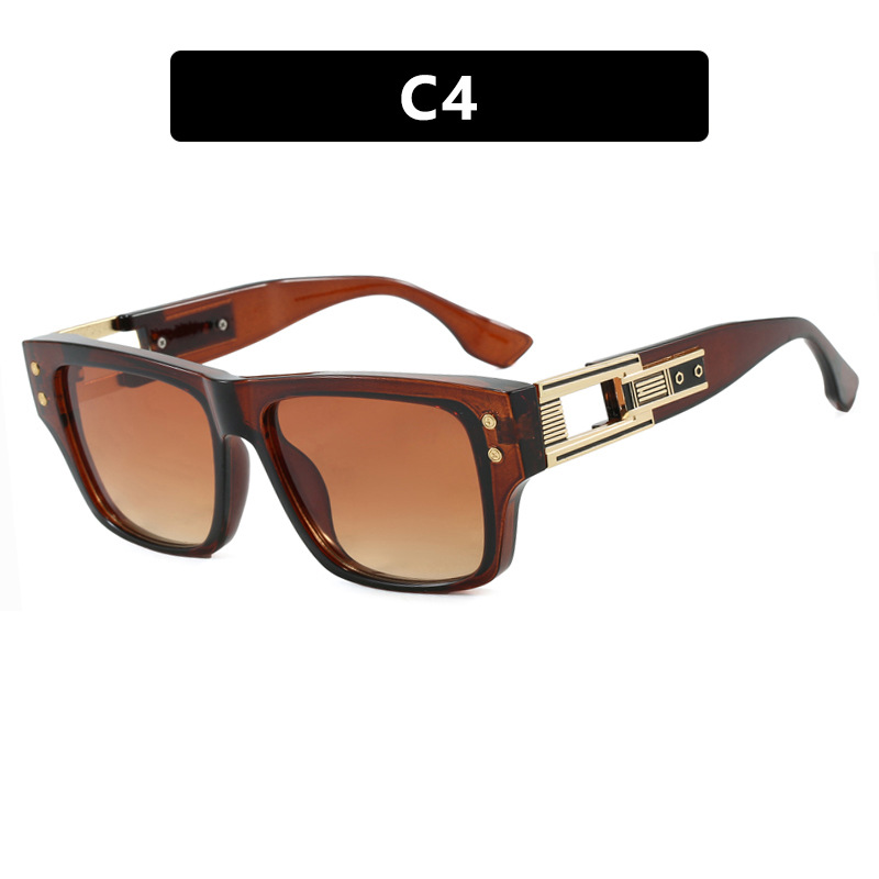 2025 Luxury Street Square Sunglasses Over sized Flat Top Driving Shades Retro Euro UV400 Eye wear for Women Men