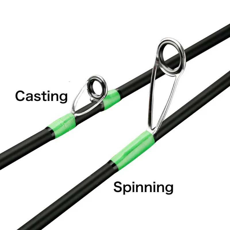 1.8m Ultra Light Fishing Rod Carbon Fiber Casting/Spinning Fishing Pole UL Solid Tip Bait WT 2-8g Line WT 2-6LB Lure Fishing Rods Y250818