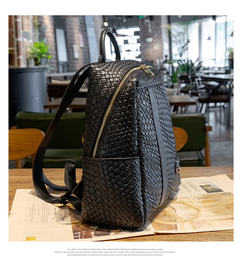 Vintage Style LORDLY KNACK Designer Genuine Leather High-Capacity Backpack