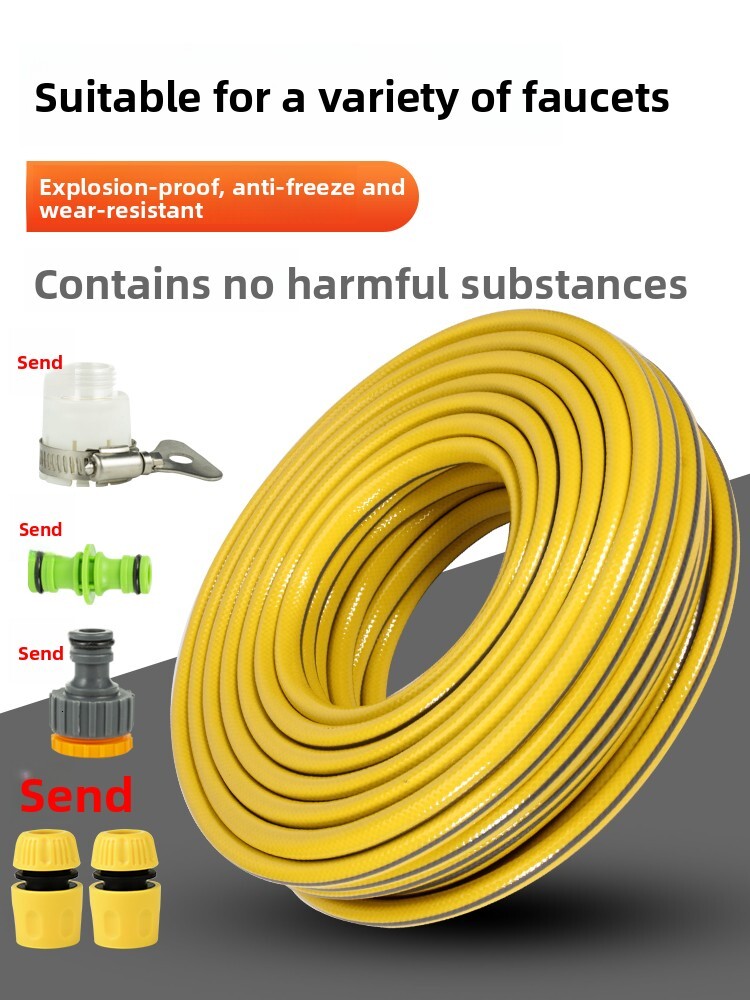 Durable Household 1/2" 3/4" Car Wash High Pressure Explosion-Proof Plastic Anti-Freeze PVC Water Hose