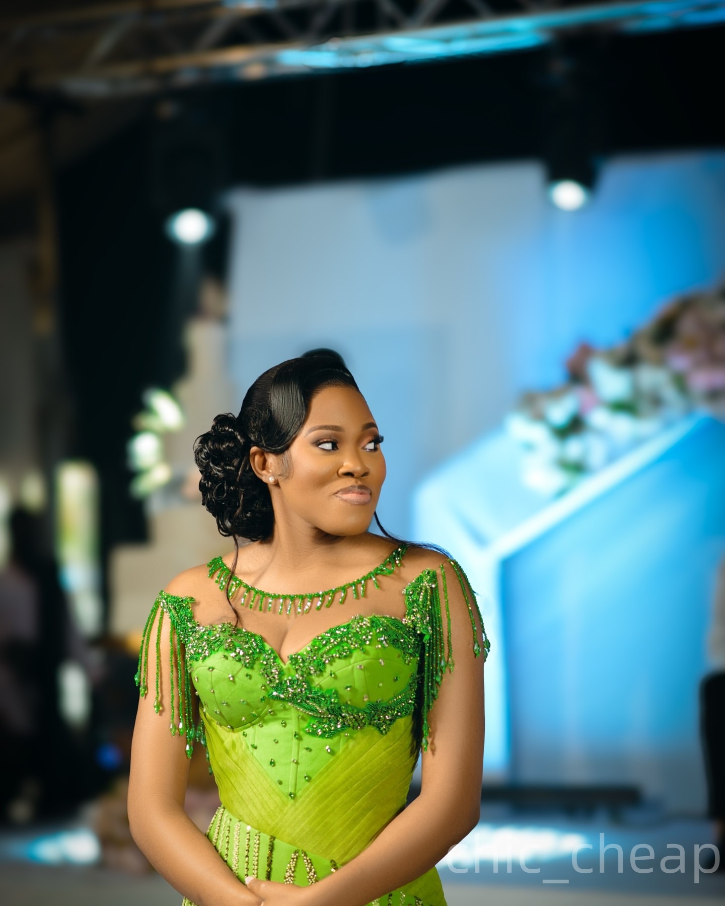 Aso Ebi Green Mermaid Prom Dresses 2025 Beaded Tassels Sequined Evening Formal Party Second Birthday Engagement Gowns Plus Size Dress For Special Occa