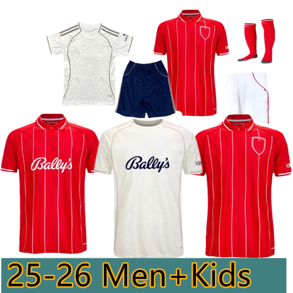 2024 2025 2026 Nottinghams Soccer Jersey YATES WOOD GIBBS-WHITE WILLIAMS 24 25 26 Men Forest AINA JOTA Ward-Prowse Football Shirt Adult kids set Maillots
