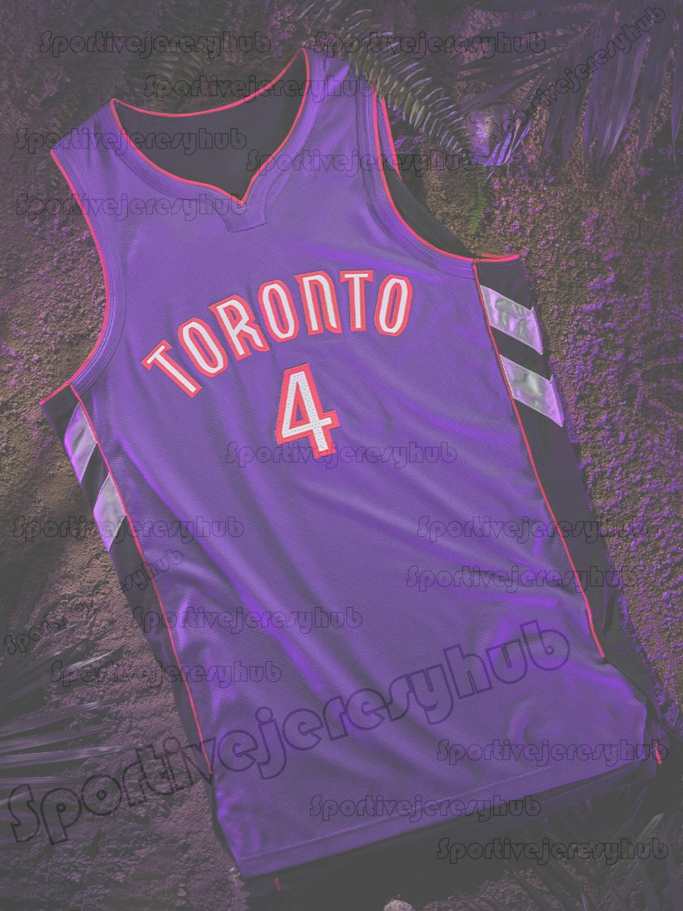 15 Carter 2025-26 City Edition Men's Black/Red/White/Purple Basketball Jeresys 1 Gradey Dick 4 Scottie Barnes 43 Pascal Siakam Quickley Custom No