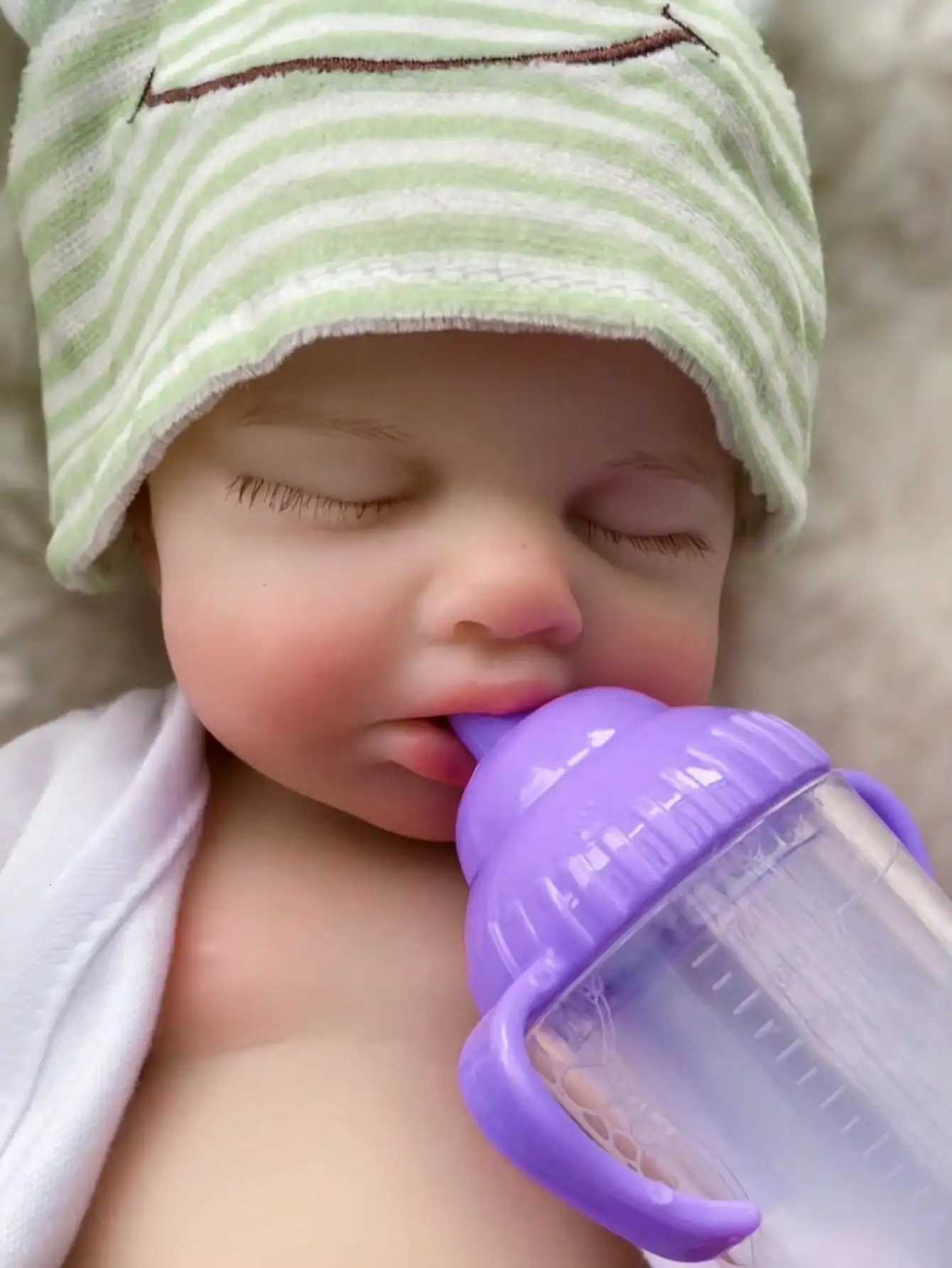 13 Inch Loulou! 3D Painted Able Pascale Solid Silicone Reborn Baby Doll - Newborn Doll Available as Girl or Boy W250818